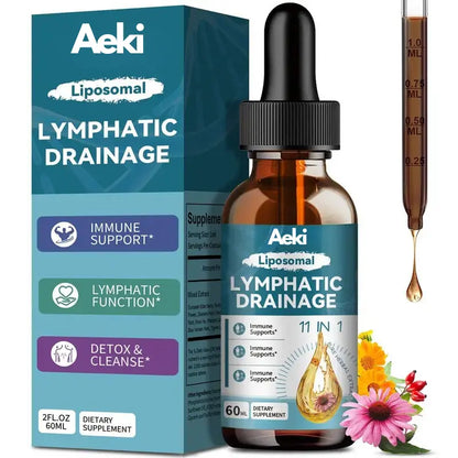 Aeki Liposomal Lymphatic Drainage Drops