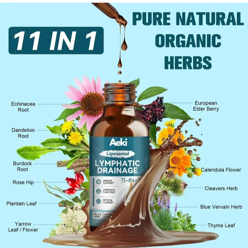 Aeki Liposomal Lymphatic Drainage Drops